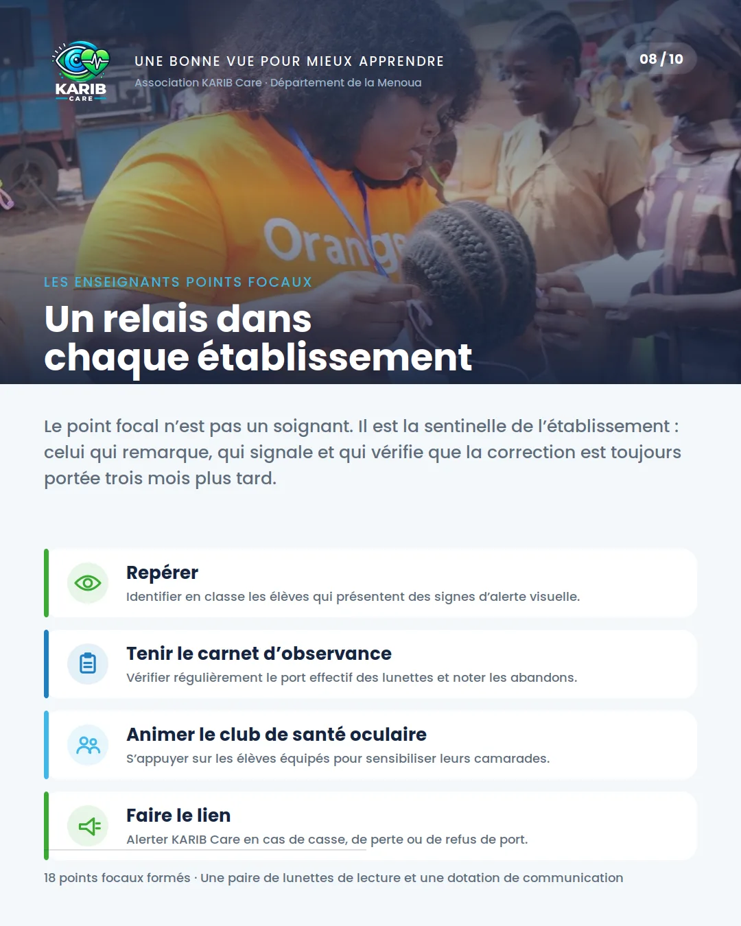 Le rôle des enseignants