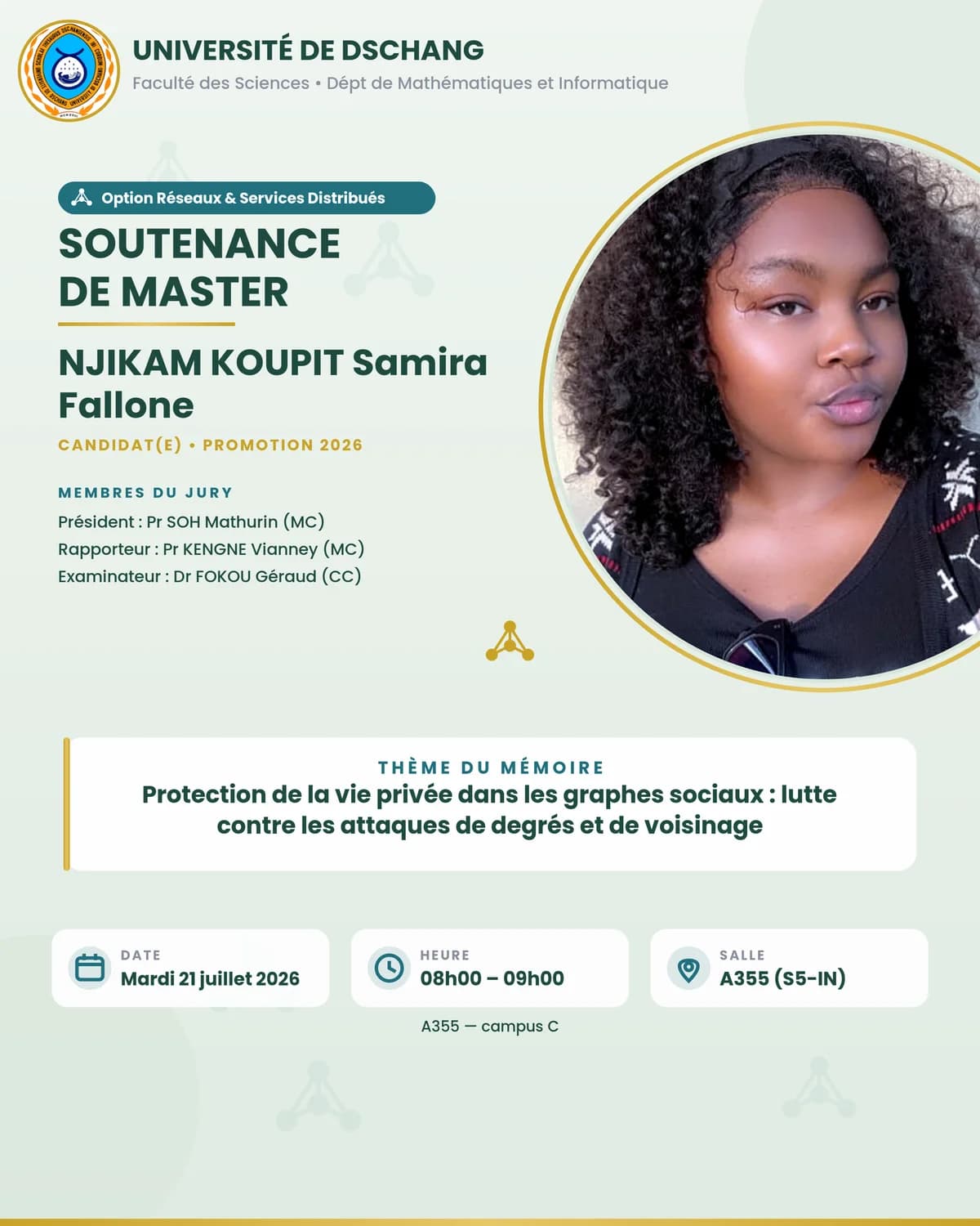 Flyer — Samira Fallone Njikam Koupit