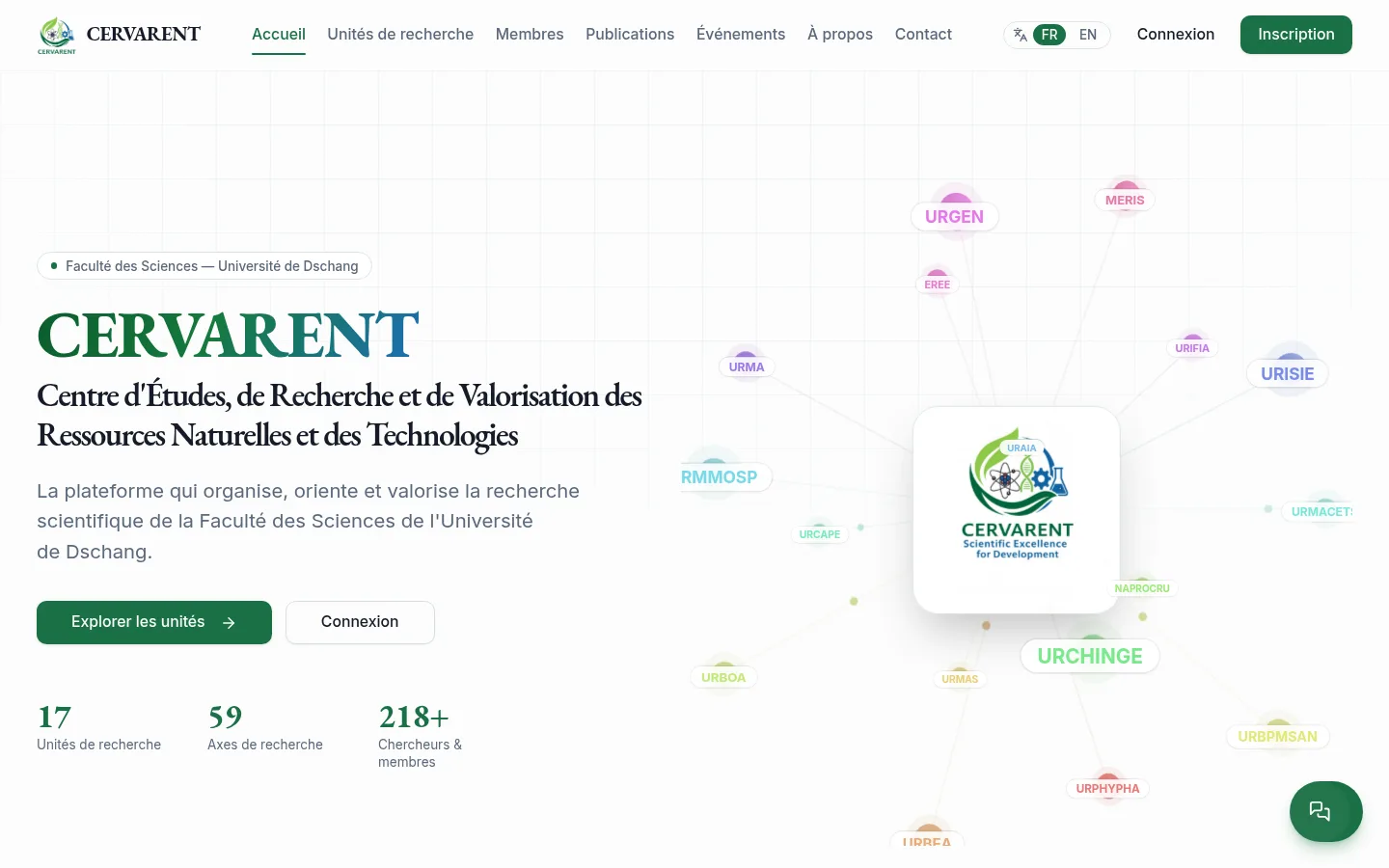 CERVARENT home page